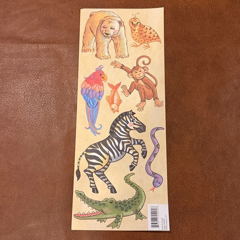 K&Company Animal Stickers 2 Sheets New with Tags